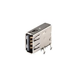 1 pcs : UJ2-A-HR-G-V-TH - USB Connectors