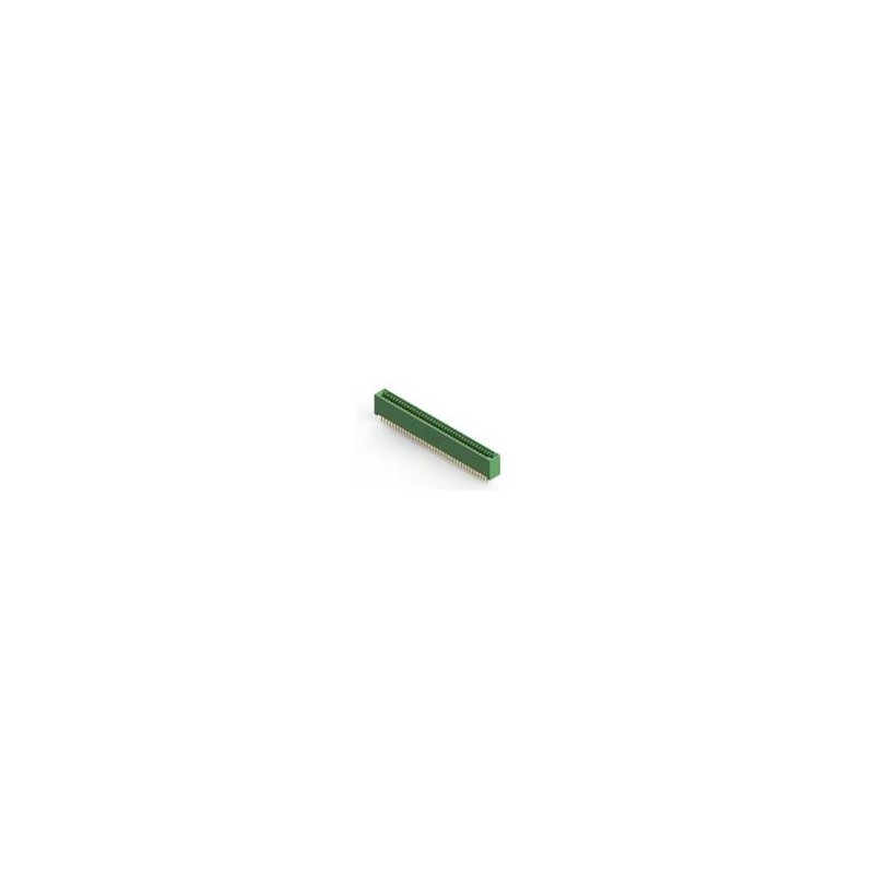 1 pcs : 345-076-520-201 - Standard Card Edge Connectors 76 POS .100' x .200' GREEN