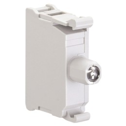 1 pcs - Lovato Platinum 22mm Light Block - Red, 18 - 30 V