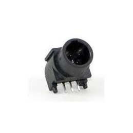 1 pcs : TRAPC3MS1X - XLR Connectors 3P MALE THRU HOLE R/A TINI QG