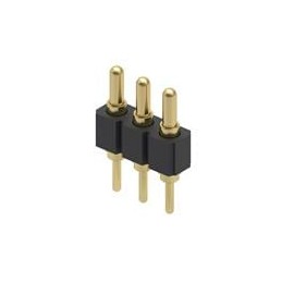 1 pcs : 825-22-003-10-001101 - Headers & Wire Housings 3P SPRING-LOAD HDR VERT MT THRU HOLE