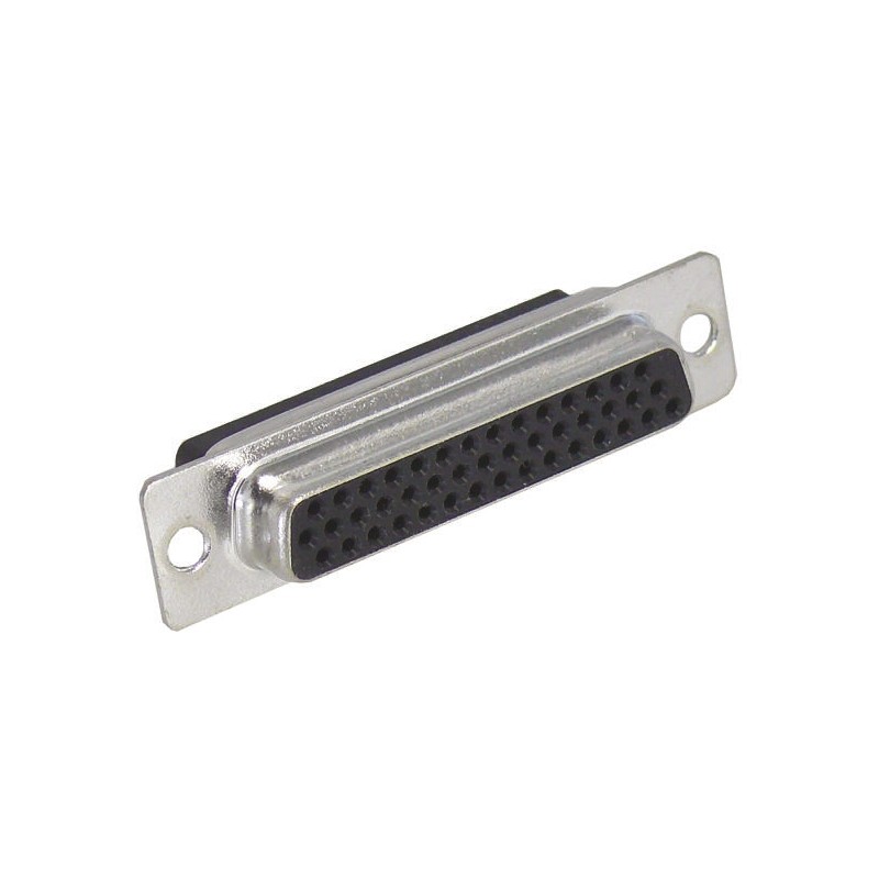 1 pcs - HARTING 62 Way Cable Mount D-sub Connector Socket, 2.41mm Pitch