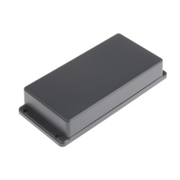 1 pcs - RS PRO Grey ABS Enclosure, Flanged, Grey Lid, 190 x 86 x 35mm