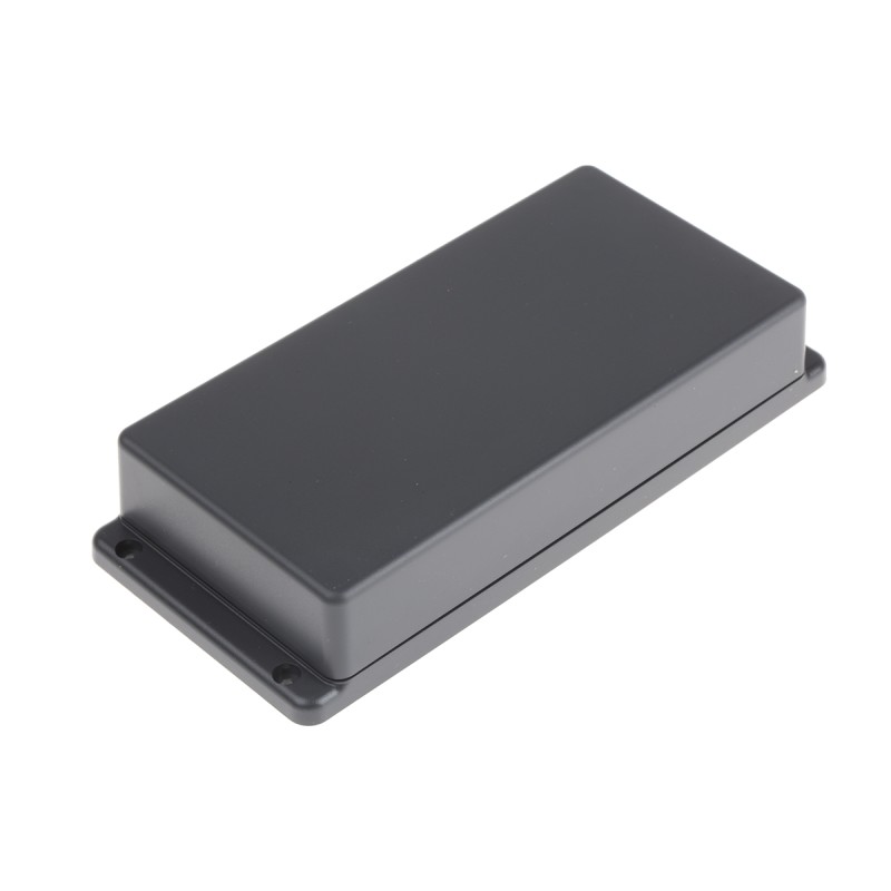 1 pcs - RS PRO Grey ABS Enclosure, Flanged, Grey Lid, 190 x 86 x 35mm