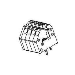 1 pcs : 1-2834011-6 - Fixed Terminal Blocks 6POS 3.5MM TES CONN.