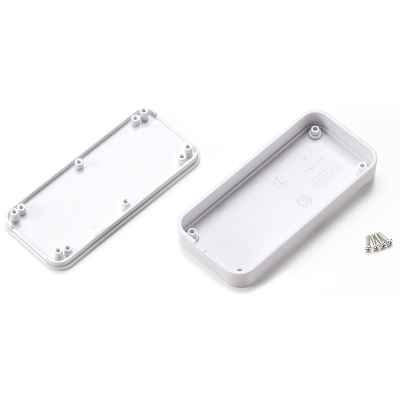 1 pcs - Takachi Electric Industrial White ABS Handheld Enclosure, 75 x 35 x 12mm