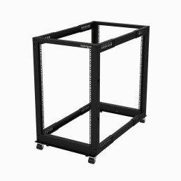 1 pcs - StarTech.com Black 18U Steel Server Rack , with 4-Post Frame