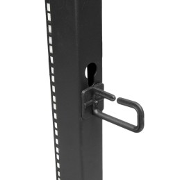1 pcs - StarTech.com Black 18U Steel Server Rack , with 4-Post Frame
