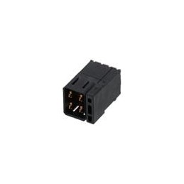 1 pcs : 78347-2001 - High Speed/Modular Connectors Impact Pwr 3Pr RAHdr RHDn PF.76AuLF 4Ckt