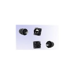 1 pcs : DCP-RJ5SB-F - Modular Connectors / Ethernet Connectors RJ45 CAT 5e PNL HSNG QUICK CONN FEED-THRU