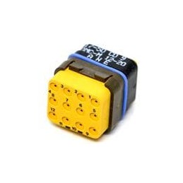 1 pcs : DMC-M12-20ANE - Rectangular Mil Spec Connectors DMC INS P 12C 1220 N LC E