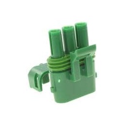 1 pcs : 12020403 - Automotive Connectors 3P M DK GRN CON ASY WTHR PK TWR 20AMPS