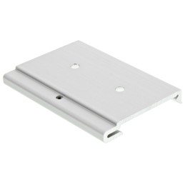 1 pcs - Hammond 1427 Series Aluminium DIN Rail Clip for Use with 35 mm DIN Rail, 75 x 8 x 51.36mm