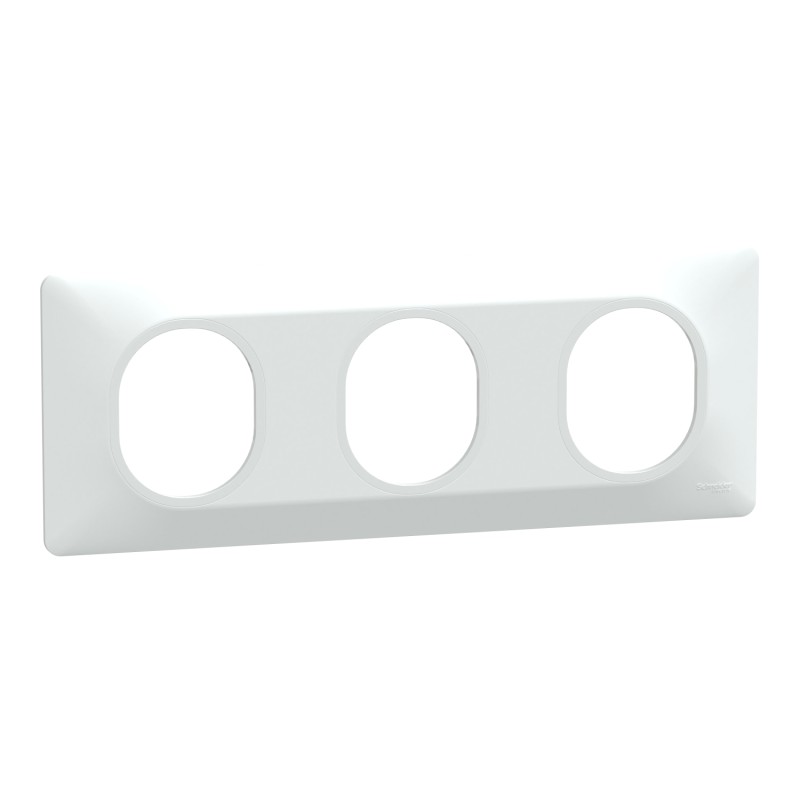 1 pcs - White 3 Gang Cover Plate Thermoplastic Cover Plate