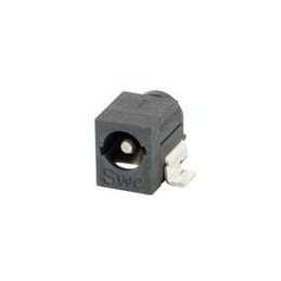 1 pcs : RASM712BK - DC Power Connectors RT ANGLE SMT JACK 0.100' 2.5mm