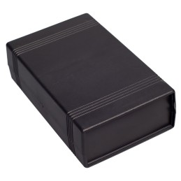 1 pcs - RS PRO Black ABS Enclosure, IP30, IK06, 146 x 91 x 43.3mm