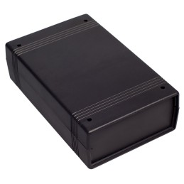 1 pcs - RS PRO Black ABS Enclosure, IP30, IK06, 146 x 91 x 43.3mm
