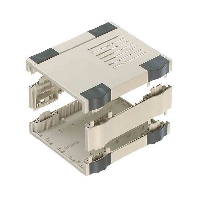 1 pcs - Bopla Light Grey ABS Side Panel, 46mm H, 17mm W, 257mm L, for Use with Botego 626..(L) Enclosures