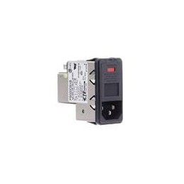 1 pcs : PS000DSXB - AC Power Entry Modules 10A DUAL FUSE SNAP IN MOUNT