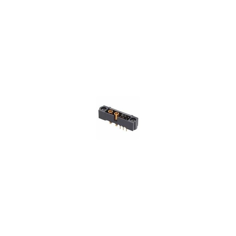 1 pcs : M80-5T10605M1-02-331-00-000 - Power to the Board 6 SIG + 2 PWR MALE VERT PC TAIL GOLD