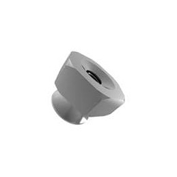 1 pcs : 7224-SS - Screws & Fasteners 1/2HEX X 11/32 X 10-32 Thd Hex Thumb Nuts