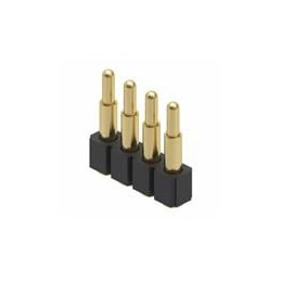 1 pcs : 837-22-004-30-001101 - Headers & Wire Housings .100' SMT 3mm Stroke Spring Conn, Sngl
