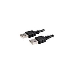 1 pcs : CBL-UA-UA-10GP - USB Cables / IEEE 1394 Cables Cable, USB, 1000 mm, Type A 2.0 to Type A 2.0, 28 AWG, PVC, Gray