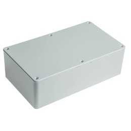 1 pcs - RS PRO Grey ABS General Purpose Enclosure, IP54, Grey Lid, 190 x 110 x 60mm
