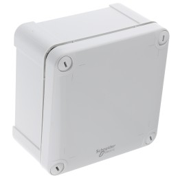 1 pcs - Schneider Electric Thalassa TBP Series Polycarbonate Wall Box, IP66, 116 mm x 116 mm x 62mm