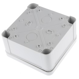 1 pcs - Schneider Electric Thalassa TBP Series Polycarbonate Wall Box, IP66, 116 mm x 116 mm x 62mm