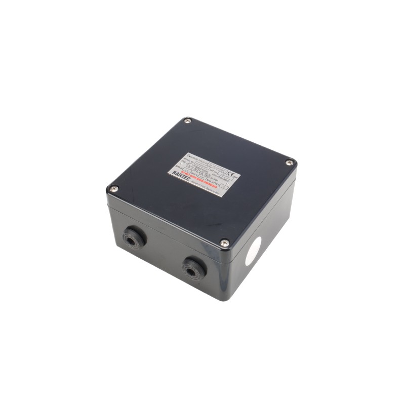 1 pcs - Bartec GB Series Black Junction Box, IP66, 15 Terminals, ATEX, 160 x 160 x 90mm