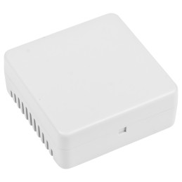 1 pcs - RS PRO White ABS Enclosure, IP20, IK06, White Lid, 75.8 x 75.8 x 30.2mm