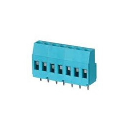 1 pcs : TB009-508-07BE - Fixed Terminal Blocks Terminal block, screw type, 5.08 , horizontal, 7 poles, CUI Blue, slotted screw, 
