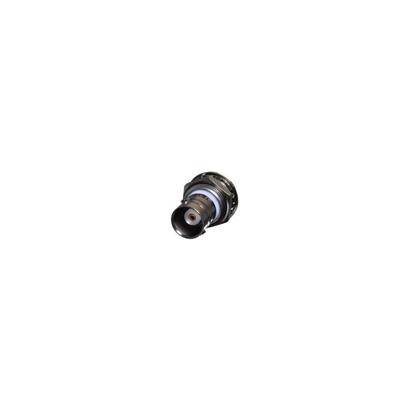 1 pcs : BJ21 - RF Connectors / Coaxial Connectors BNC Blkhd Cable Jack 50Ohm Rear Mt Solde