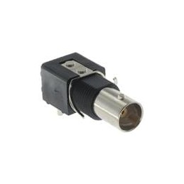 1 pcs : VBF211-75 - RF Connectors / Coaxial Connectors BNC Filtered R/A 75 Ohm w/ Posts