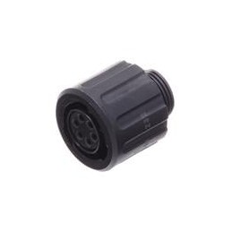 1 pcs : RTS6BS10N6SHEC03 - Standard Circular Connector Male straight plug end cap Sz 10 6 p