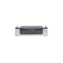 1 pcs : XM3L-2512-13N - D-Sub Standard Connectors DSUB SMT Sockt 25pin AnchorScrew 4-40 UN