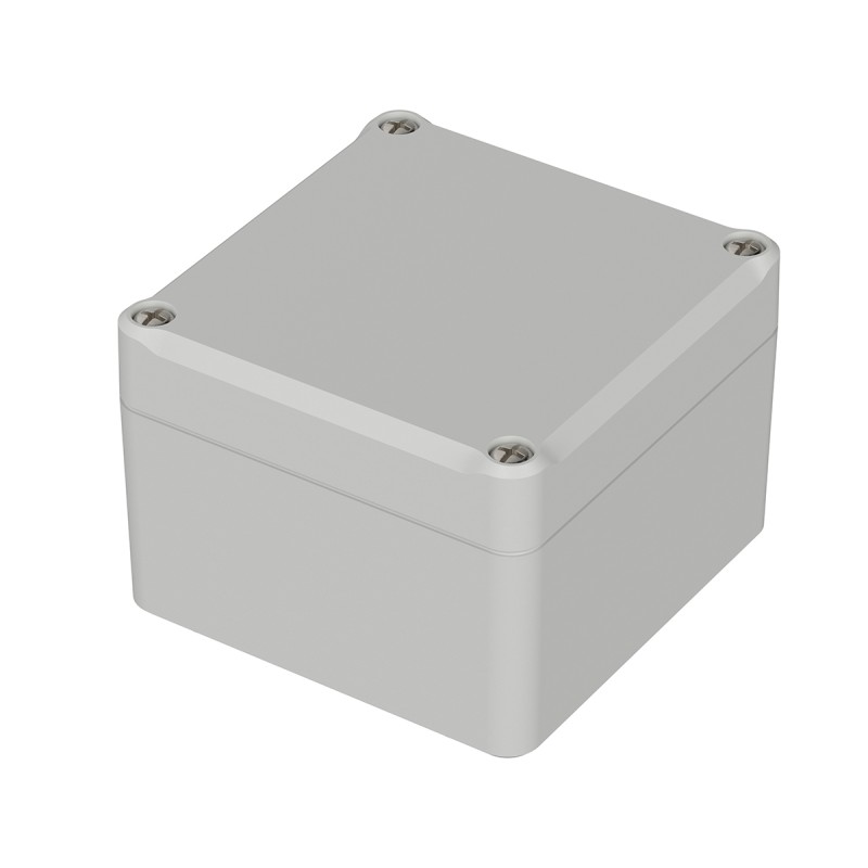 1 pcs - Bopla Euromas II Series Light Grey Polycarbonate Enclosure, IP65, Light Grey Lid, 82 x 80 x 57mm