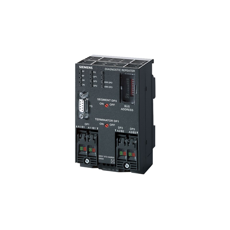 1 pcs - Siemens 6ES7972 Series Repeater for Use with PROFIBUS DP