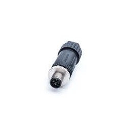 1 pcs : M12S-04BMMB-SL7002 - Circular Metric Connectors M12 Plug 4P Male S Code
