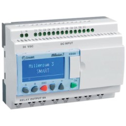 1 pcs - Crouzet Millenium 3 Series Logic Module, 24 V ac Supply, Relay Output, 12-Input, Digital Input