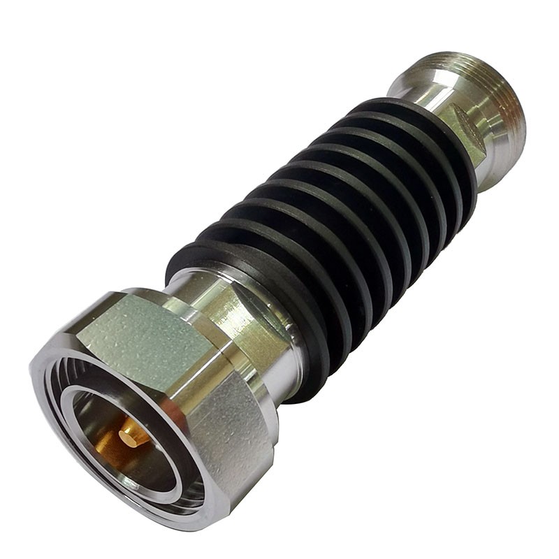 1 pcs - RF Attenuator Straight Coaxial Connector 7/16 20dB, Operating Frequency 6GHz