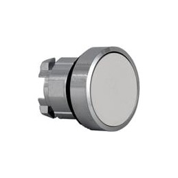 1 pcs : ZB4BA8 - Switch Actuators FLUSH PUSH, GREY