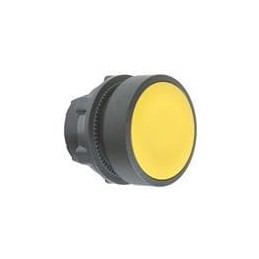 1 pcs : ZB5AA5 - Switch Actuators FLUSH PSH, YLLW