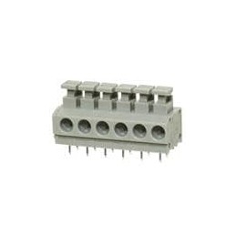 1 pcs : TBL001-500-06GY-2GY - Fixed Terminal Blocks Terminal block, screwless, 5.00, horizontal, 6 poles, cool gray