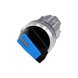 1 pcs : 3SU10522BF500AA0 - Switch Actuators SELECTOR SWITCH. O-I. BLUE