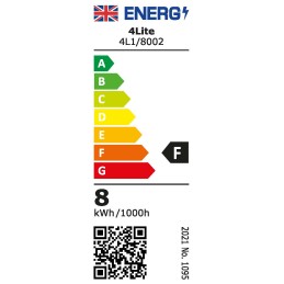 1 pcs - 4lite UK 8 W B22 LED Smart Bulb