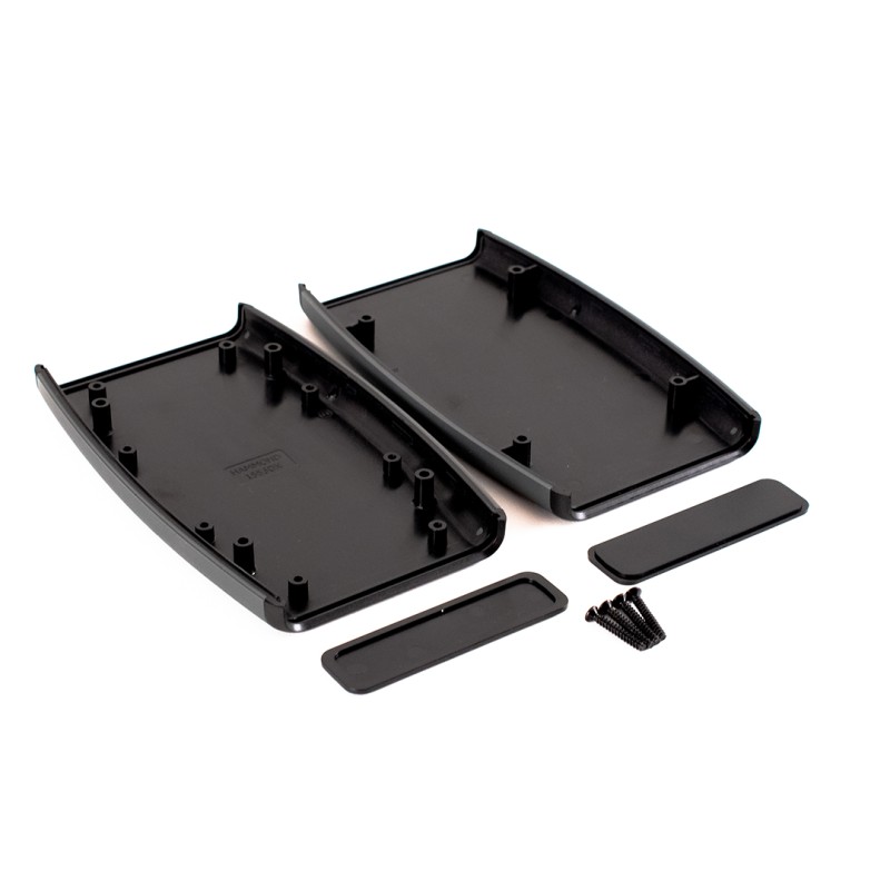 1 pcs - Hammond 1553 Series Black Plastic Hand Held Enclosure, Integral Battery Compartment, IP54, 147 x 89 x 25mm