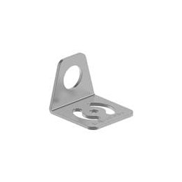 1 pcs : SMBAMS18RA - Sensor Fixings & Accessories Bracket: Right-angle SMBAMS series with, 18 mm hole for mounting sensors, Arti