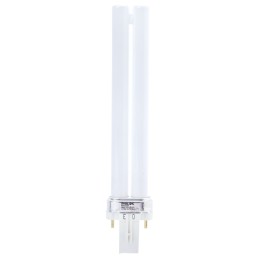 1 pcs - G23 Twin Tube Shape CFL Bulb, 9 W, 3000K, Warm White Colour Tone
